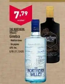ALDI 7.79 unidad the northern valley ginebra mediterránea -de pepino 40% vol. 0,701111,13 € valley re gin northern vallet oferta