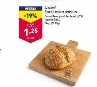 ALDI Pan de cereales oferta