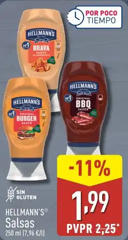 ALDI HELLMANN'S Salsas oferta