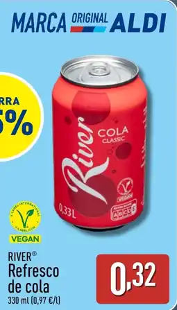 ALDI RIVER Refresco de cola oferta