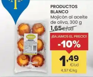 Autoservicios Familia Productos blanco mojicon al aceite de oliva oferta