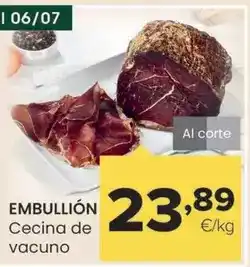 Autoservicios Familia Embullion cecina de vacuno oferta