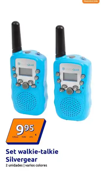 Action Silvergear - set walkie-talkie oferta