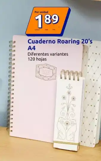 Action Cuaderno roaring 20's a4 oferta