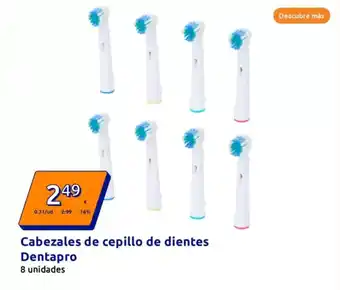 Action Dentapro - cabezales de cepillo de dientes oferta