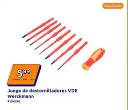Action Werckmann - juego de destornilladores vde oferta