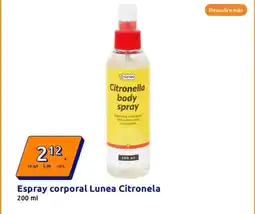 Action Lunea - espray corporal citronela oferta