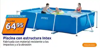Action Intex - piscina con estructura oferta
