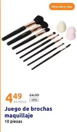 Action Juego de brochas maquillaje oferta