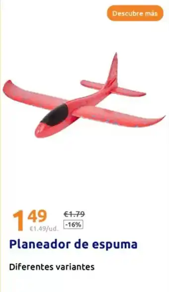 Action Planeador de espuma oferta
