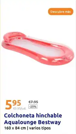 Action Bestway - colchoneta hinchable aqualounge oferta