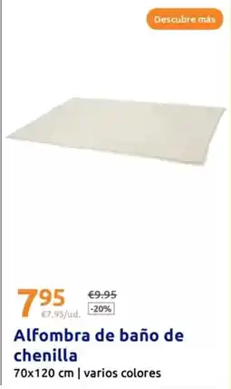 Action Alfombra de baño de chenilla oferta