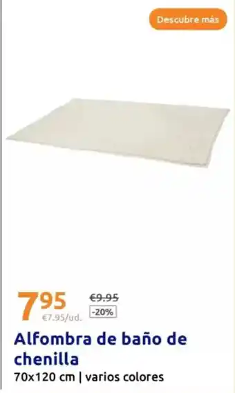 Action Alfombra de baño de chenilla oferta