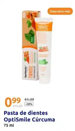 Action Optismile - pasta de dientes curcuma oferta