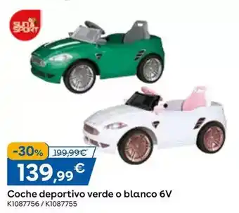 ToysRus Sun sport - coche deportivo verde o blanco 6v oferta