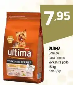 Coviran Última - comida para perros yorkshire pollo oferta