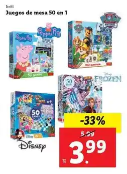 Ocine Trefl - juegos de mesa 50 en 1 oferta