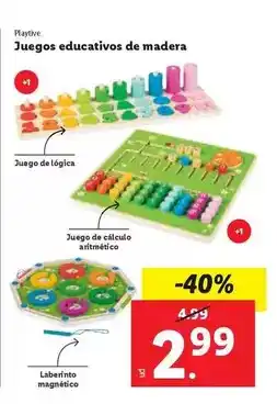 Ocine Playtive - juegos educativos de madera oferta