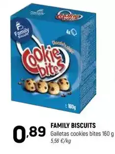 Coviran Family - galletas cookies bites oferta