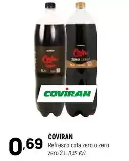 Coviran Coviran - refresco cola zero o zero zero oferta