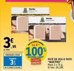 E.Leclerc Martiko - pate de oca o pato oferta