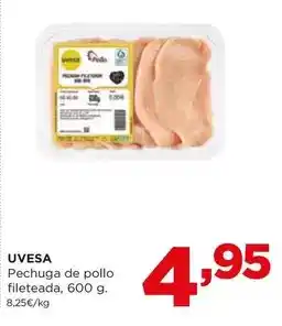 Alimerka Uvesa - pechuga de pollo fileteada oferta