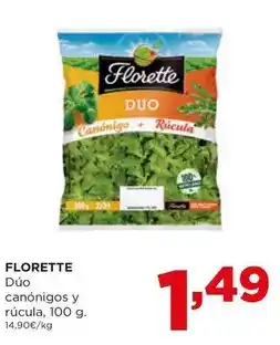 Alimerka Florette - dúo canonigos y rucola oferta