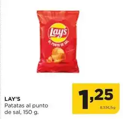 Alimerka Lay's - patatas al punto de sal oferta