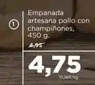 Alimerka Empanada artesana pollo con champiñones oferta