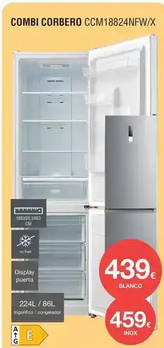 Milar Corberó - combi ccm18824nfw/x oferta