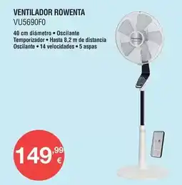 Milar Rowenta - ventilador oferta