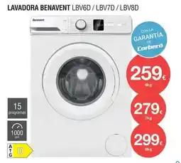 Milar Benavent - lavadora lbv6d/lbv7d/lbv8d oferta