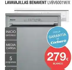 Milar Benavent - lavavajillas lvbv6001w/x oferta