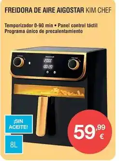 Milar Chef select - freidora de aire aigostar kim chef oferta