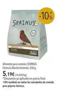 El Corte Inglés Alimento para canarios oferta
