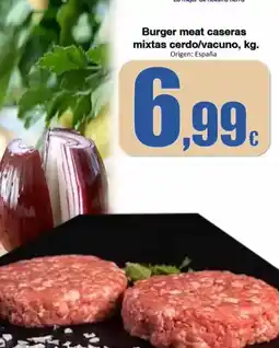 Super Alcoop Origen - burger meat caseras mixtas cerdo/vauno oferta