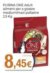 Keisy Purina one - adult aliment per a gossos medium/ maxi pollastre oferta