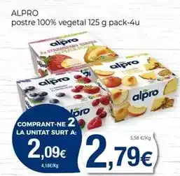 Keisy Alpro - postre 100% vegetal oferta