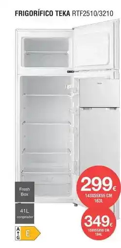Milar Teka - frigorífico rtf2510/3210 oferta