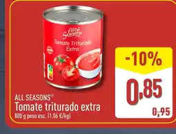 ALDI ALL SEASONS Tomate triturado extrTomate Triturado oferta