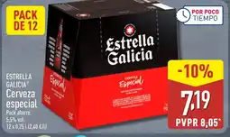 ALDI ESTRELLA GALICIA Cerveza especial oferta