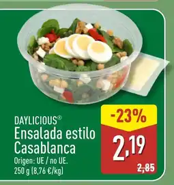 ALDI DAYLICIOUS Ensalada estilo Casablanca oferta