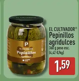 ALDI EL CULTIVADOR Pepinillos agridulces oferta
