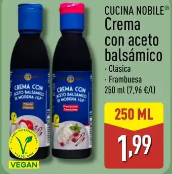 ALDI CUCINA NOBILE Crema con aceto balsámico oferta