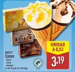 ALDI MUCCI Conos oferta