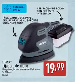 ALDI FERREX Lijadora de mano oferta