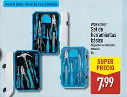 ALDI WORKZONE Set de herramientas básico oferta