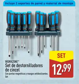 ALDI WORKZONE Set de destornilladores de cincel oferta