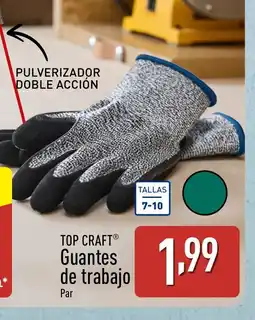 ALDI TOP CRAFT Guantes de trabajo oferta