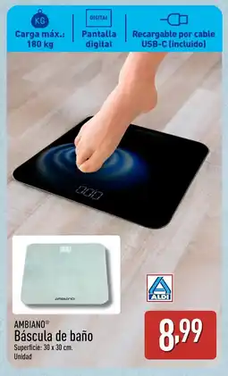 ALDI AMBIANO Báscula de baño oferta